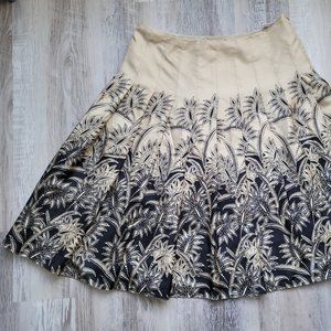 Silk Champagne Skirt